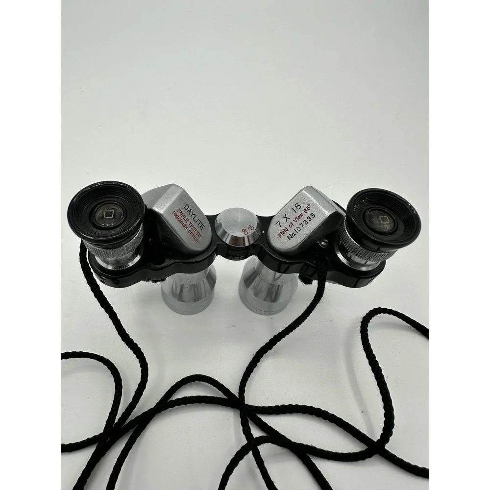 Vintage Daylite 7×18 Compact Binoculars – Small Field Optics, Clean Lenses